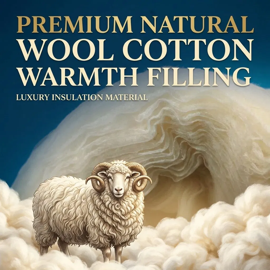 Sustainable Wool and Cotton Blend Fabric for Fashion Apparel