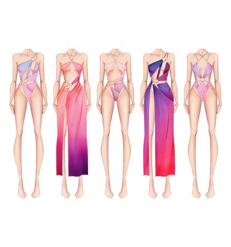 OEM Professional Swimwear Beachwear Manufacturer Designer Low MOQ Made Swimsuit Set With Logo Custom Design Women Bikini 2023