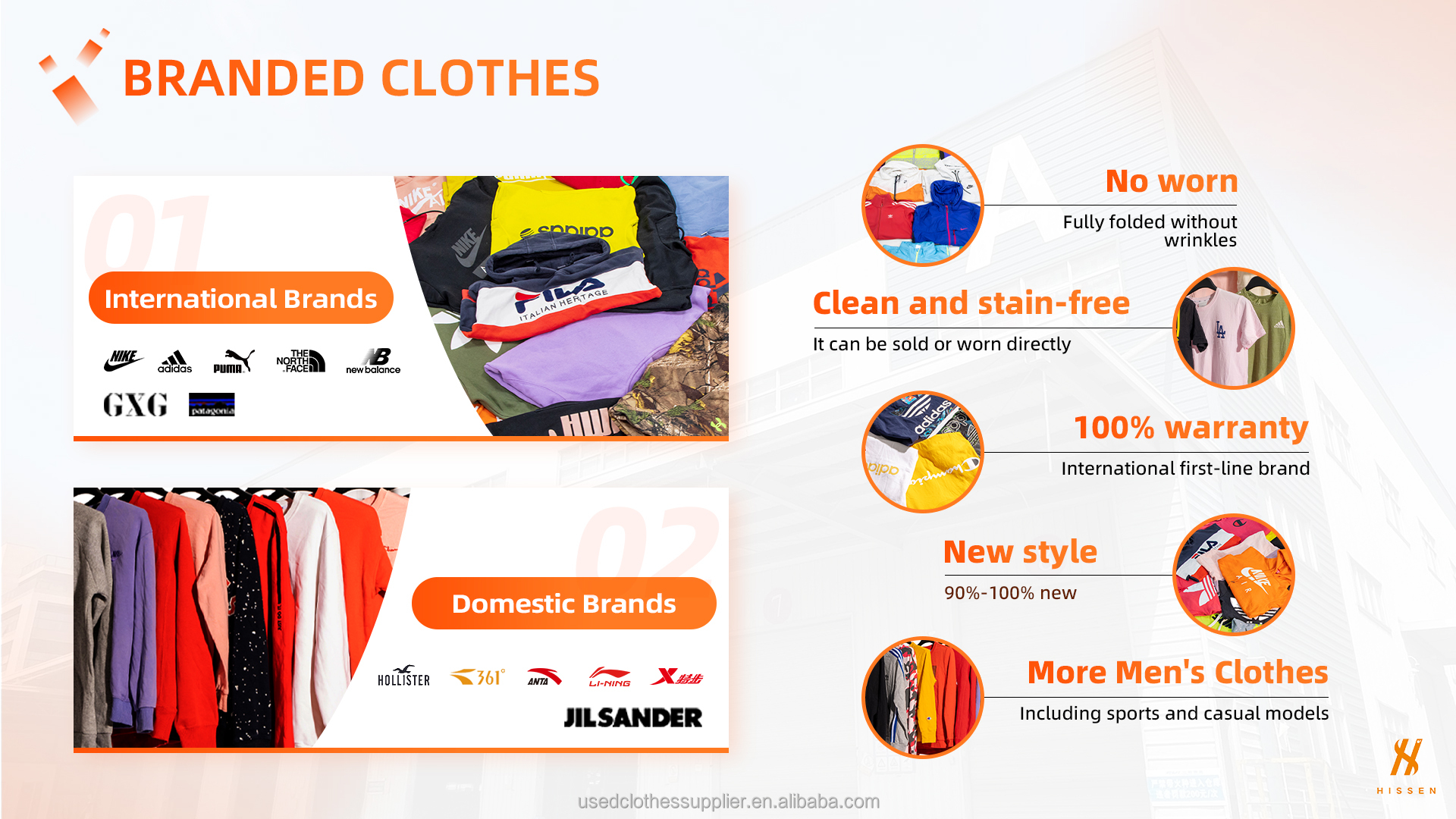Factory Wholesale Mistery Box Vestiti Di Marca Seconda Mano Premium Used Branded Clothes