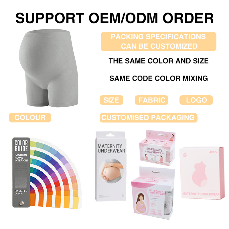 Hot Selling Women Abdominal Support Pregnancy Panty Seamless Comfort Maternity Underwear Soft High Waist Pregnancy Panty