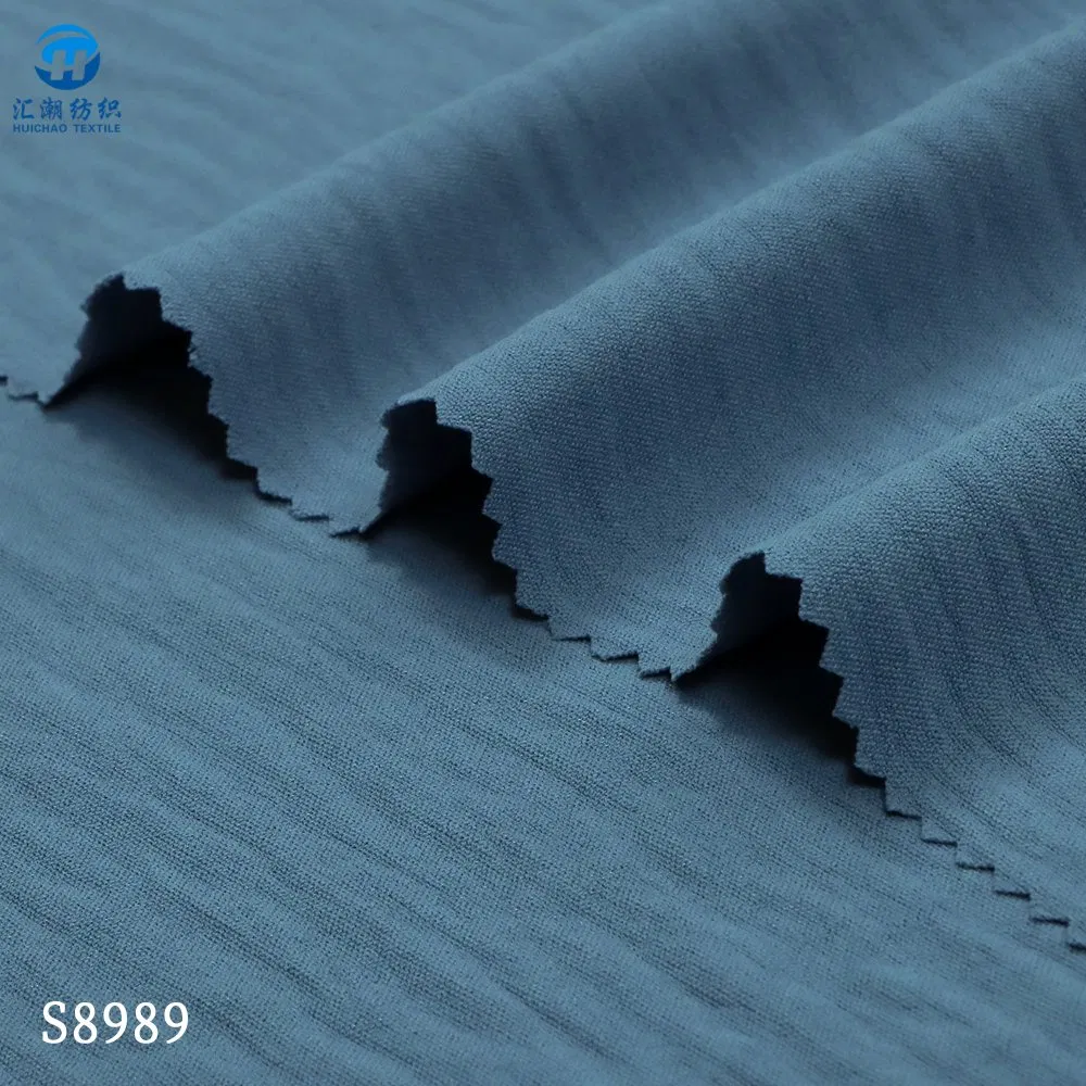 Eco-Luxe Recycled Crepe Fabric 4-Way Stretch Soft Handfeel for Pants Skirts Shirts Sustainable Apparel
