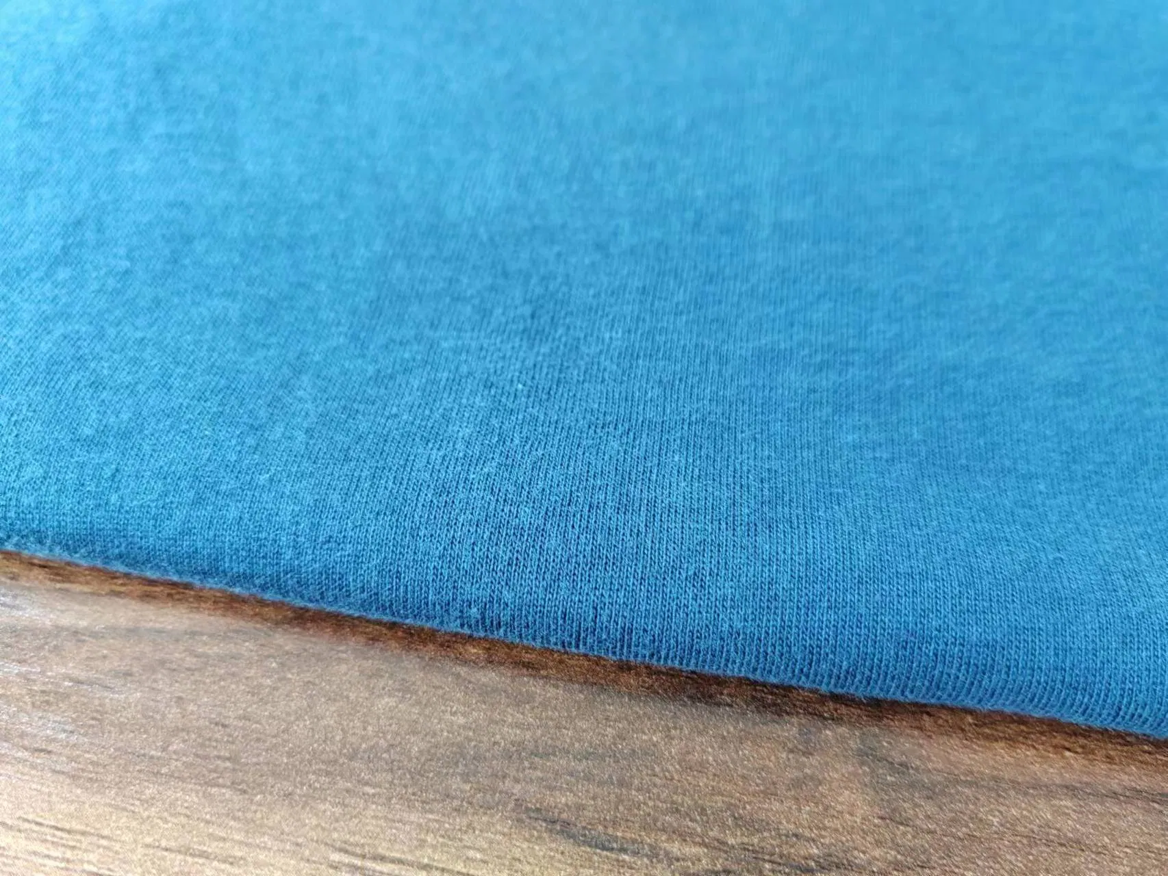 Eco-Friendly Sustainable Knit Fabric Cotton Lyocell Single Jersey for T-Shirt, Blouse, Tops Wholesale High Quality Knitted Fabric for Apparel