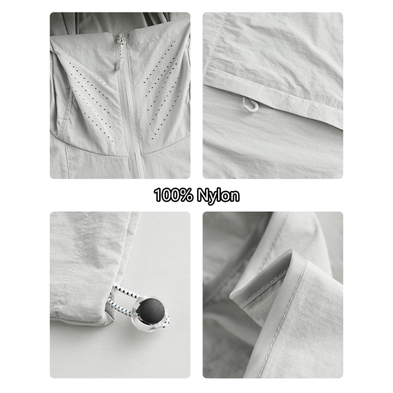 Women's Lightweight Quick-Dry Sun Protection Jacket UV Protection Breathable Outerwear Sun Shirt Fitness &amp; Sports Top