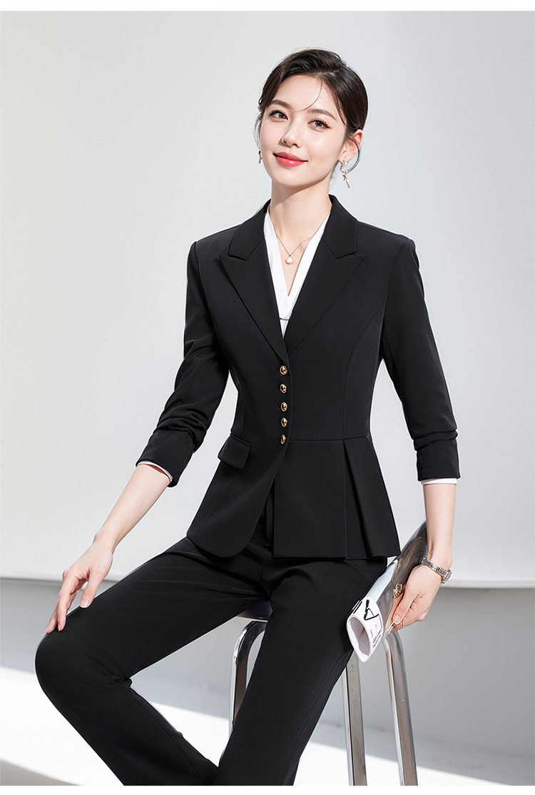 Women's Professional High-End Hotel Dress Elegant Small Business Work Clothes for Spring & Autumn Women's Suit & Blazers