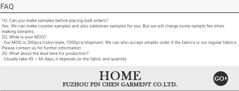 Ladies Leisure Apparel Standard Sizing Overview