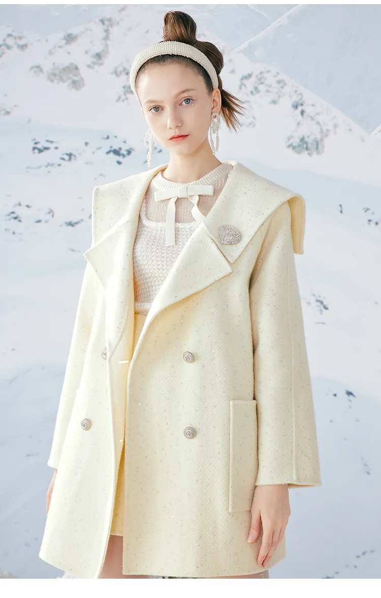 High Quality Women's Wool Long Coat Fashion Hooded Coat 2022 Fashion Warm Coats Casual Fuzzy Fleece Jacket Wholesale Price Outwear Apparel