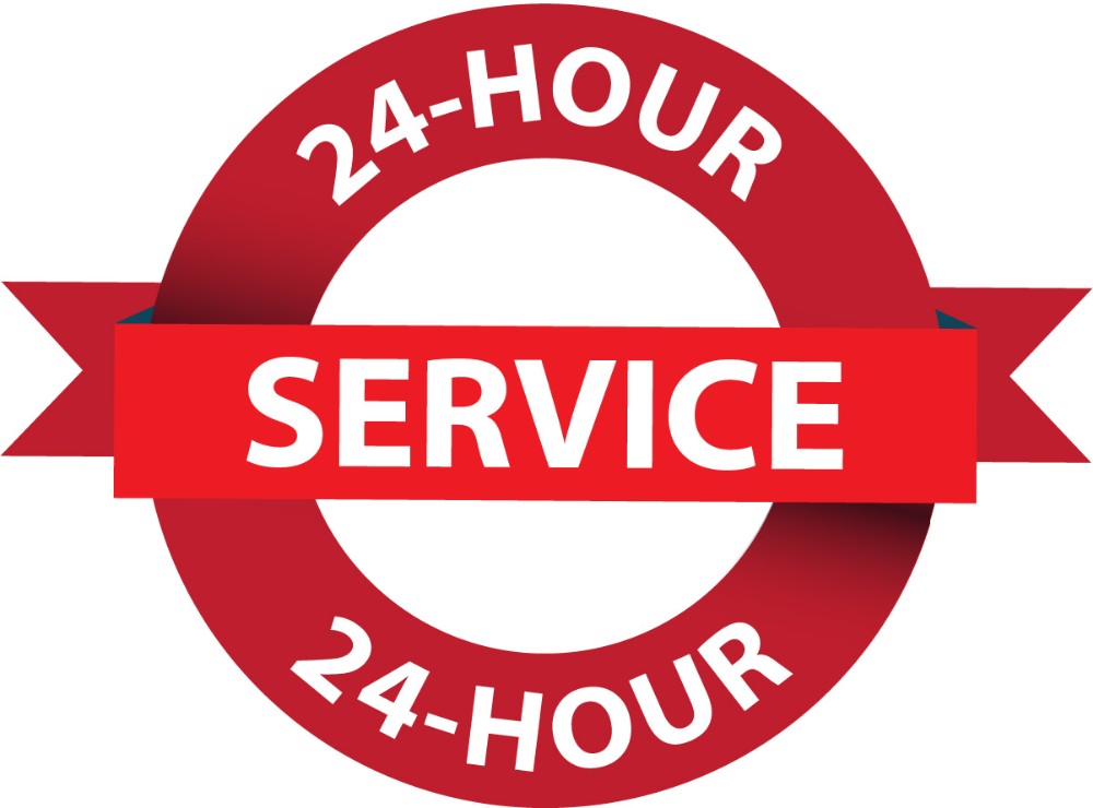 24-hour service