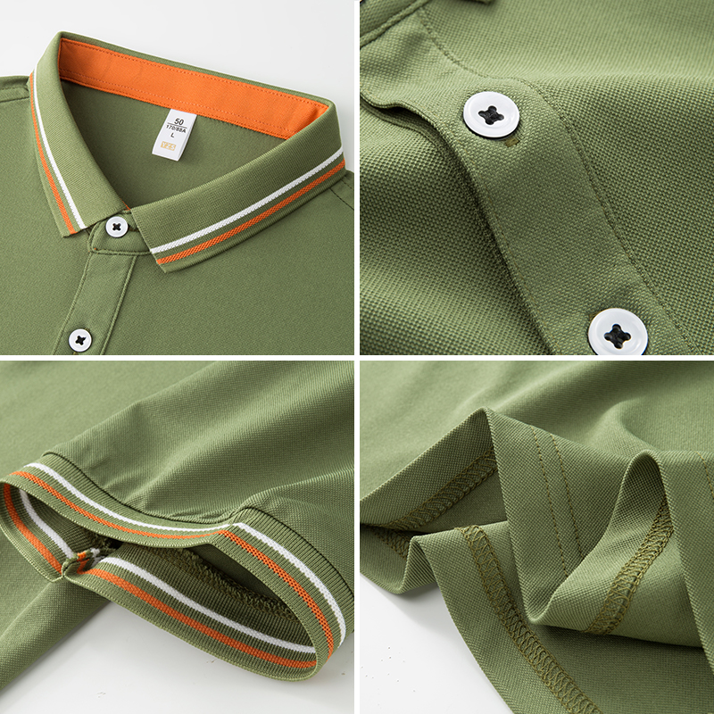 High Quality Office Shirts for Women Cotton and Polyester T Shirt Uniform Men's Formal Short Sleeve Clothes