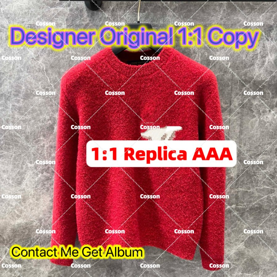 Fashion Replica Online Store 5A Luxury Comfortable Trendy Popular 1:1 Famous Branded Copy Original Quality Guangzhou Versatile Replica Designer Knitting Apparel