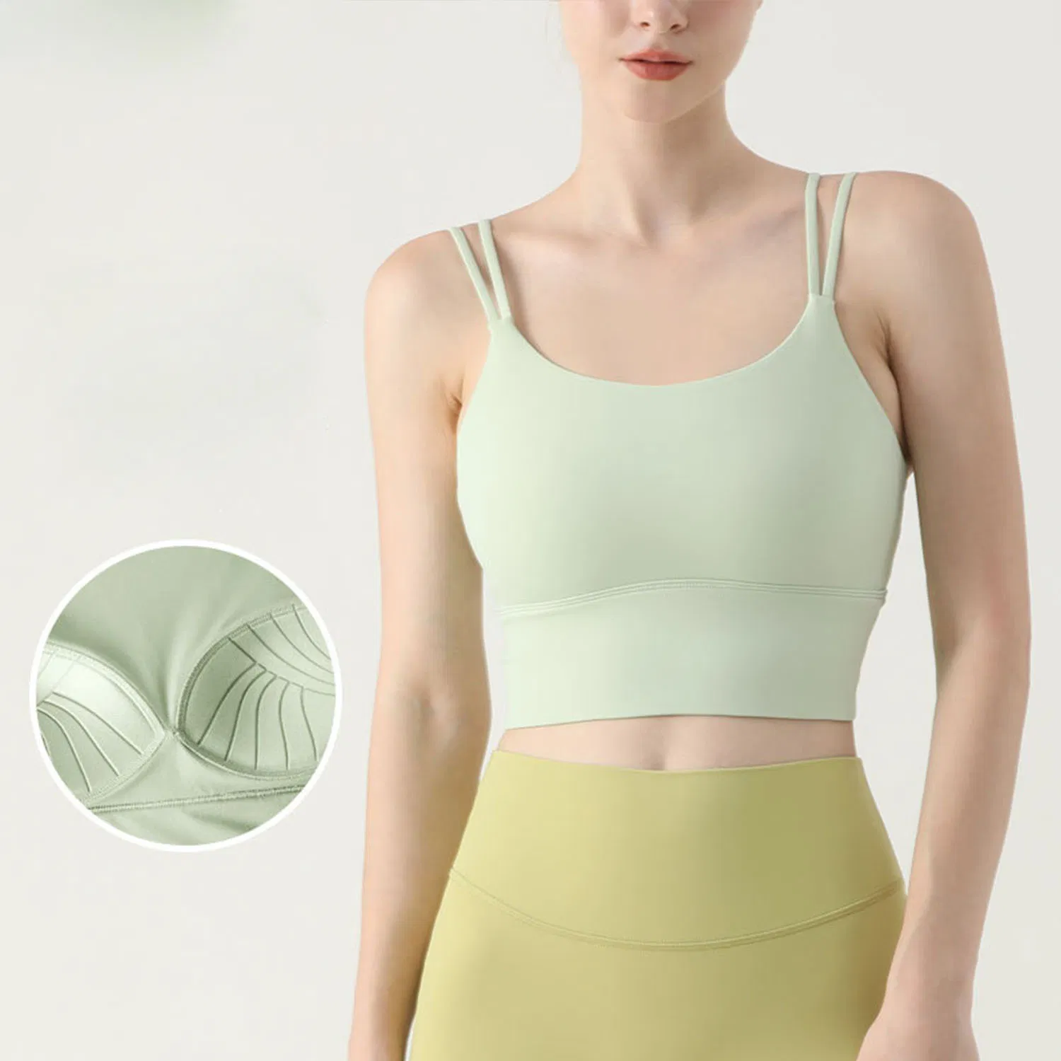 Qumor Sportswear Women Sustainable Fitness Apparel Sports Bra Yoga Gym Wear