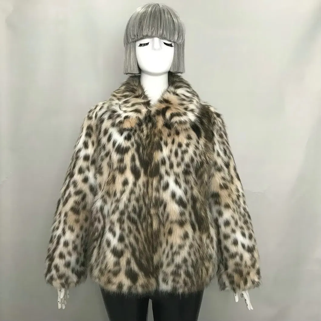 Faux Fur Effect Coat Showcase 3