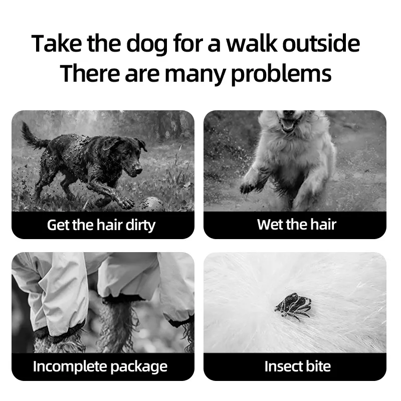 Stylish Anti-Dirt Dog Apparel Details