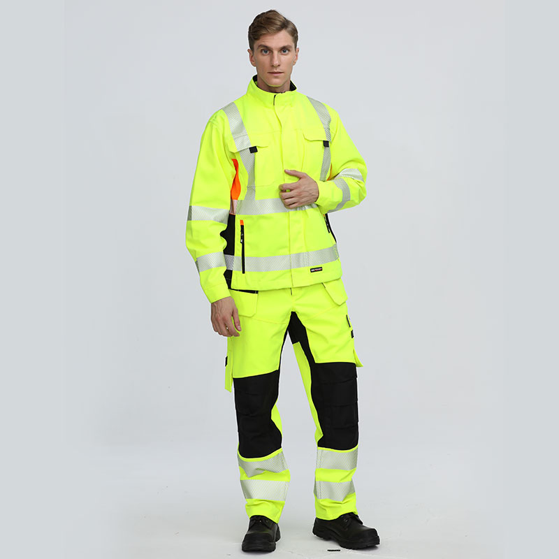 Fashion Workwear Wholesale Men Industrial Workwear Mechanics Oil Resistant Working Uniform Protective Apparels