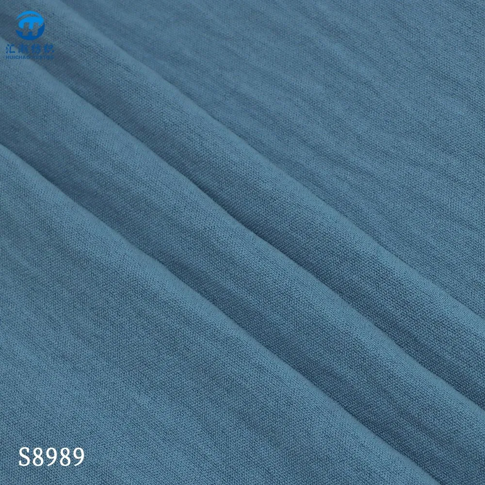 Eco-Luxe Recycled Crepe Fabric 4-Way Stretch Soft Handfeel for Pants Skirts Shirts Sustainable Apparel