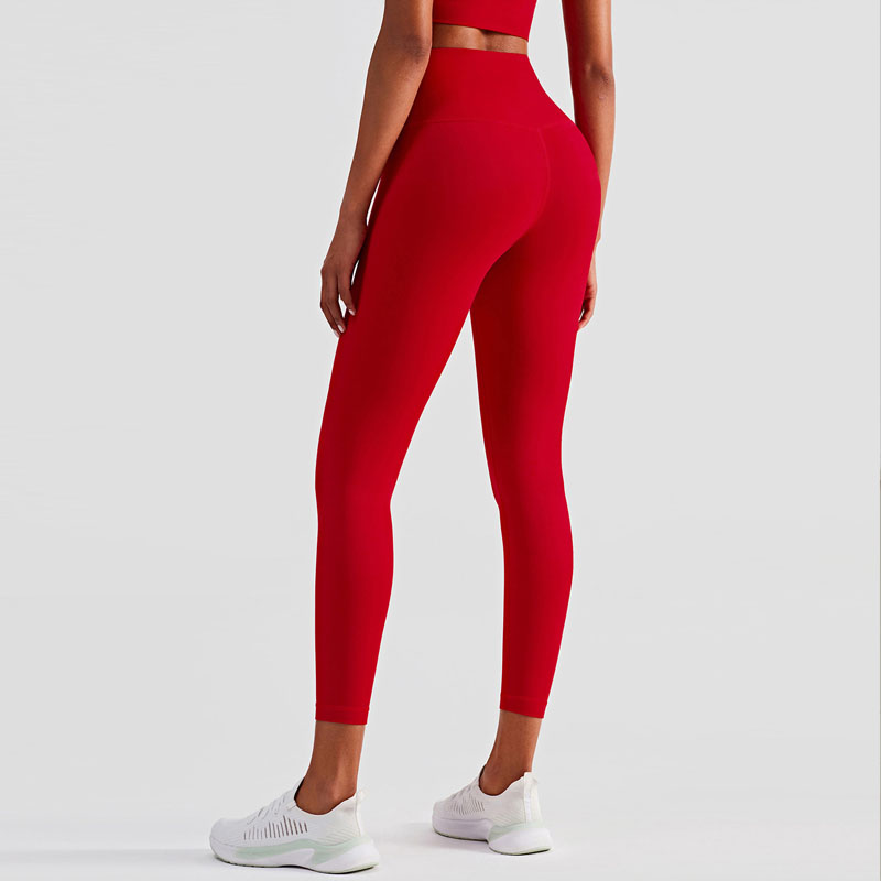 Customized Women's High Waist Naked Sexy Girls Push up in Tight Active Yoga Sports Workout High Quality Tummy Control Leggings