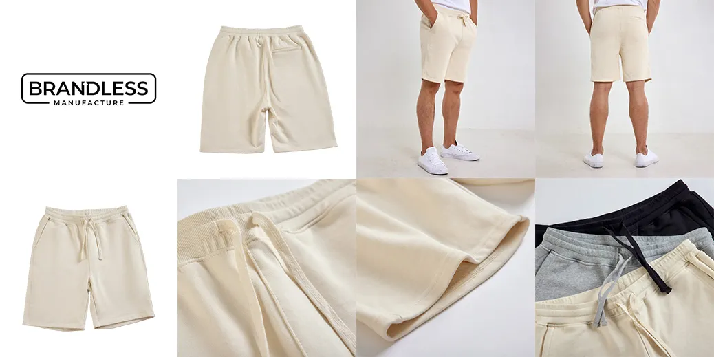 Fashion Clothing China Manufacturer Man Sport Wear Casual Apparel Classic French Terry Cotton Bottom Custom Clothes Summer Shorts Streetwears