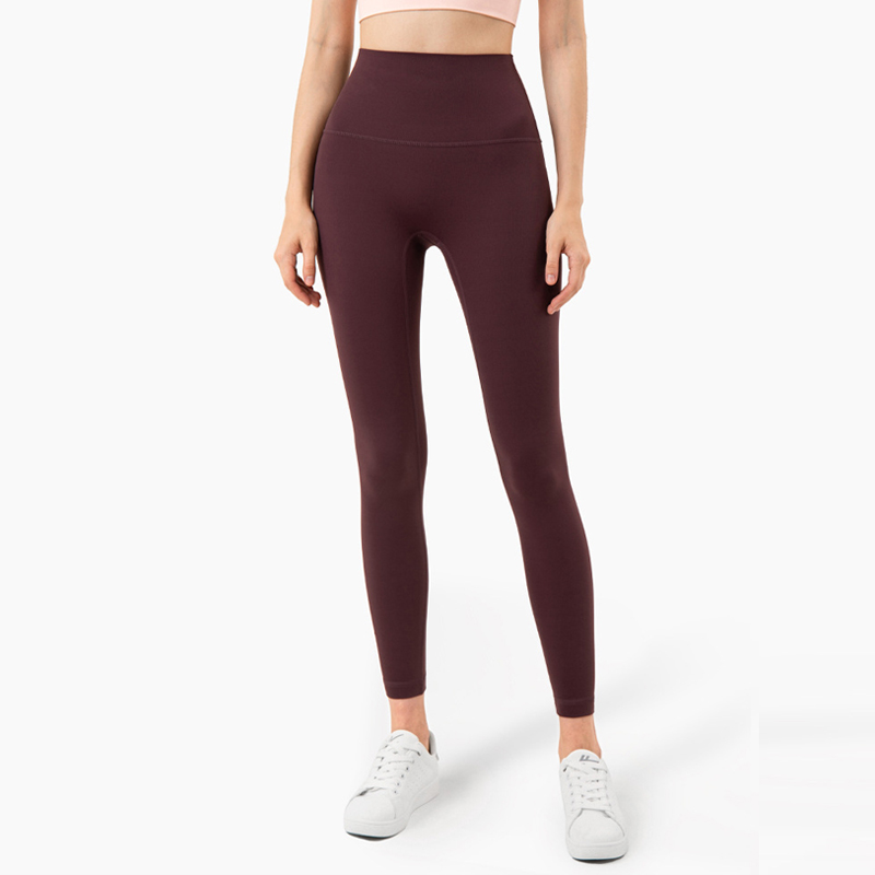 Customized Women's High Waist Naked Sexy Girls Push up in Tight Active Yoga Sports Workout High Quality Tummy Control Leggings