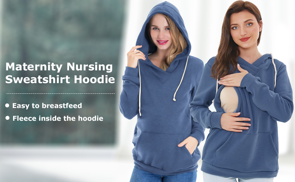 Women Maternity Hoodie