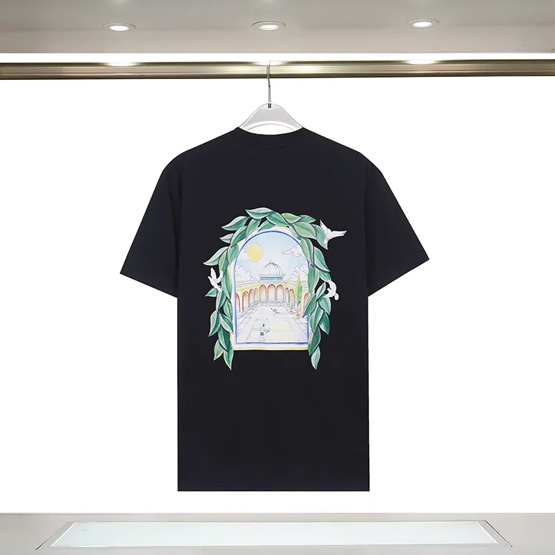 Luxury Designer T Shirt Men Women Fashion Tees Apparel Man Tops Round Neck Short Sleeves Casual Streetwear Clothing Stylish Look Summer Shirt