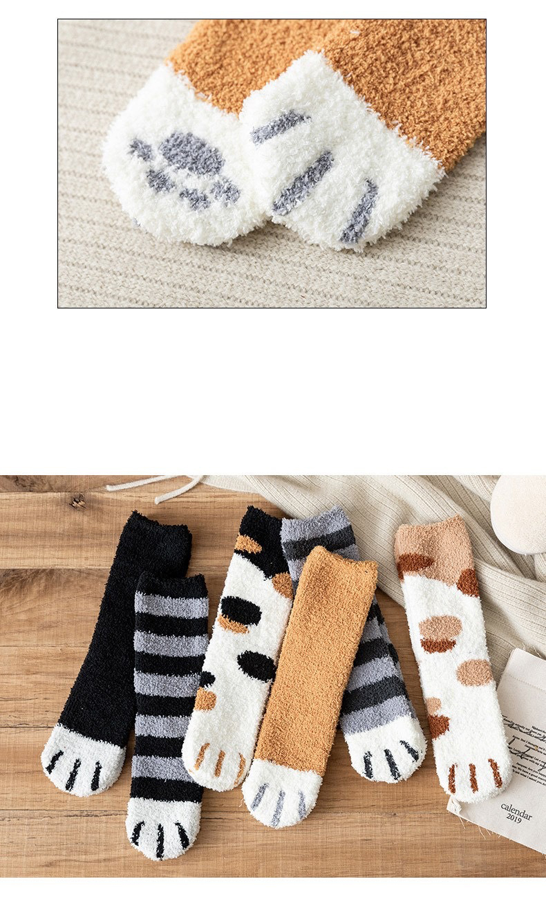 Fuzzy Socks Design Detail 7