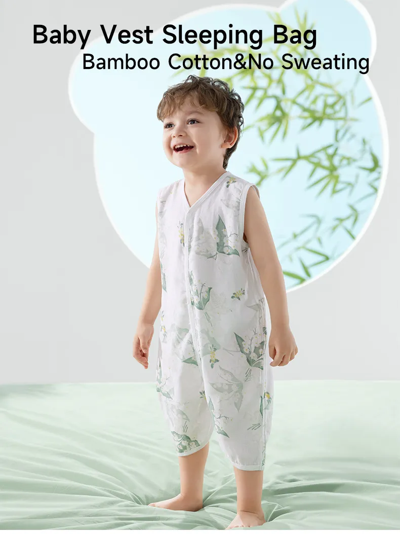 Widely Used Bamboo Cotton Baby Sleep Sack Eco Friendly Baby Sleeping Bag Sustainable Infant Sleeper Blanket Newborn Apparel