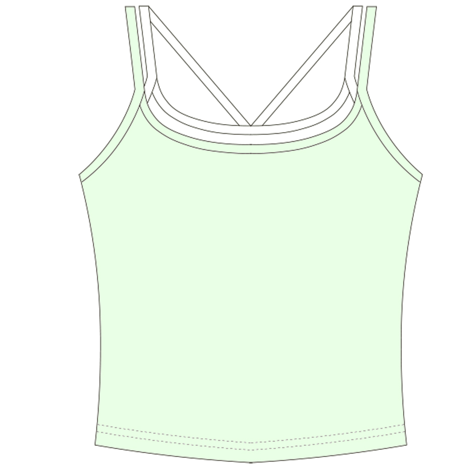 Women's Solid Color Slim Fit Cami Shirt Double Strap Comfortable Sleep Tank Top for Spring Summer Hot Sale Set