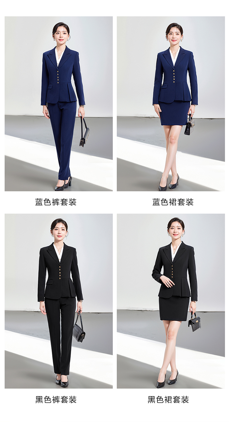 Women's Professional High-End Hotel Dress Elegant Small Business Work Clothes for Spring & Autumn Women's Suit & Blazers