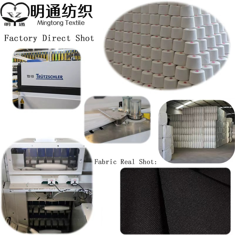 Elegant Drapable Flexible Smooth T63r34 Sp3 Fabric for Formal Uniform Apparel
