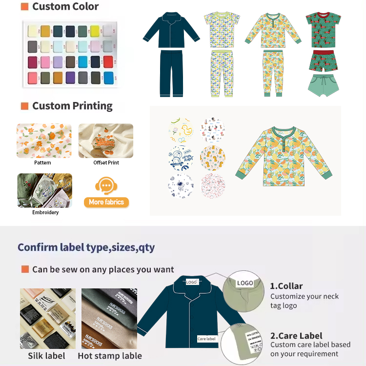 Beefey Women's Custom Front Printing Spring Summer Elegant Long Sleeve Pants Pajama Sets Home Loungewear Casual