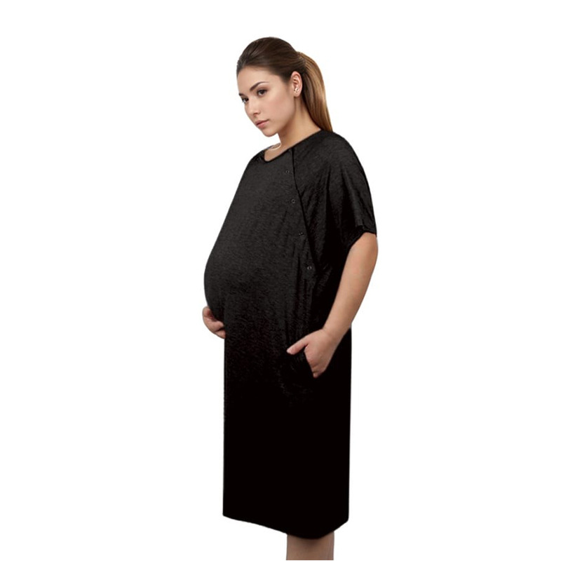 Maternity Gown Back Snaps