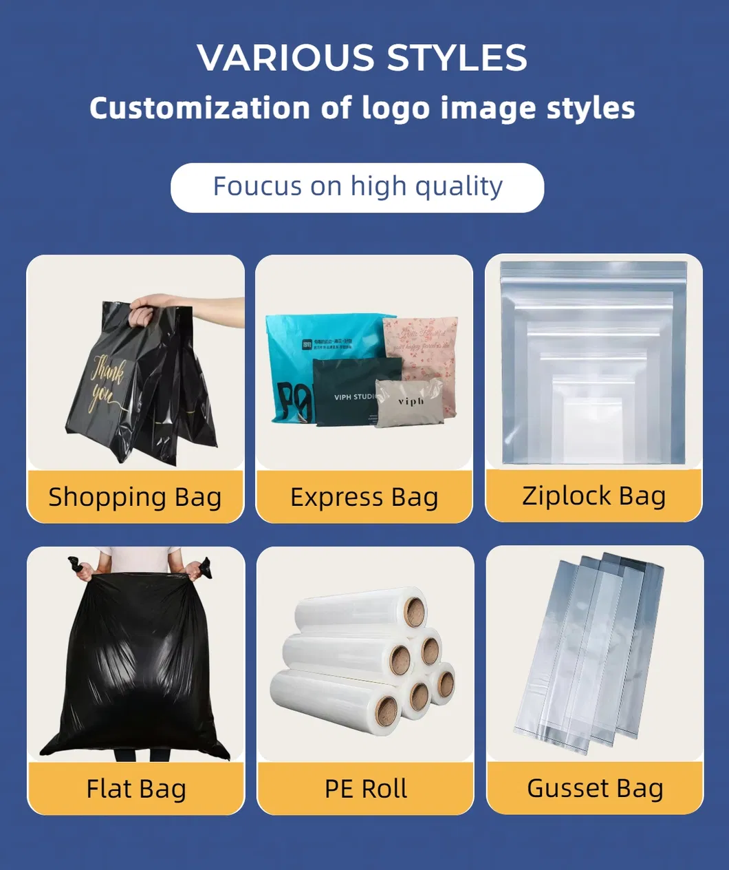 Recyclable Matte Frosted CPE Plastic Clothing Packaging Bag Sustainable Zipper Clothing Bags Custom Logo for Apparel Packing