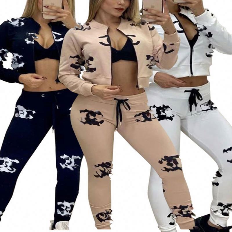 Women's Clothing Winter Trendy Designer Clothes Famous Brands Lounge Wear Women Sweat Jogger Set Luxury Clothes for Women