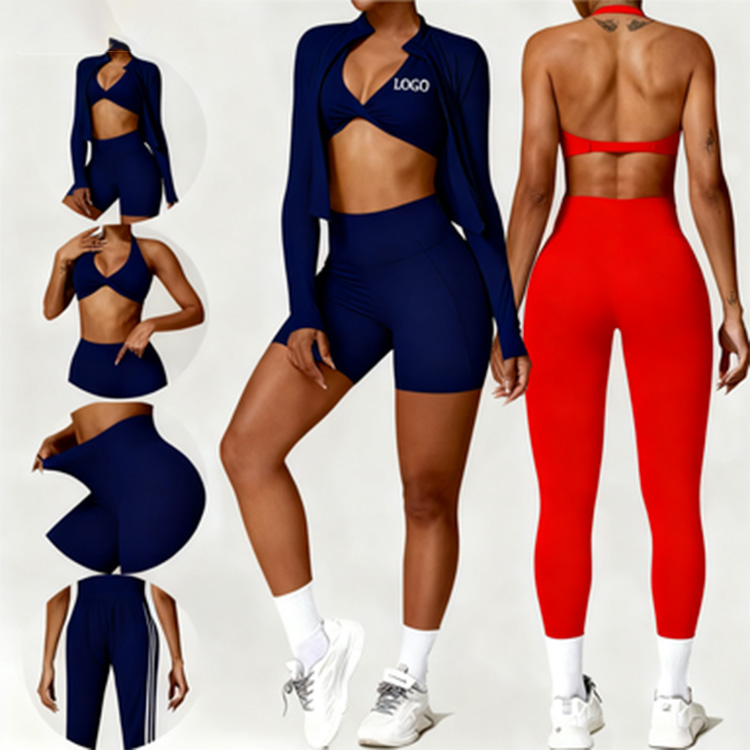 High Quality Women's Yoga Active Wear Set Active Wear Running Active Wear Yoga Set Gym Fitness Sets