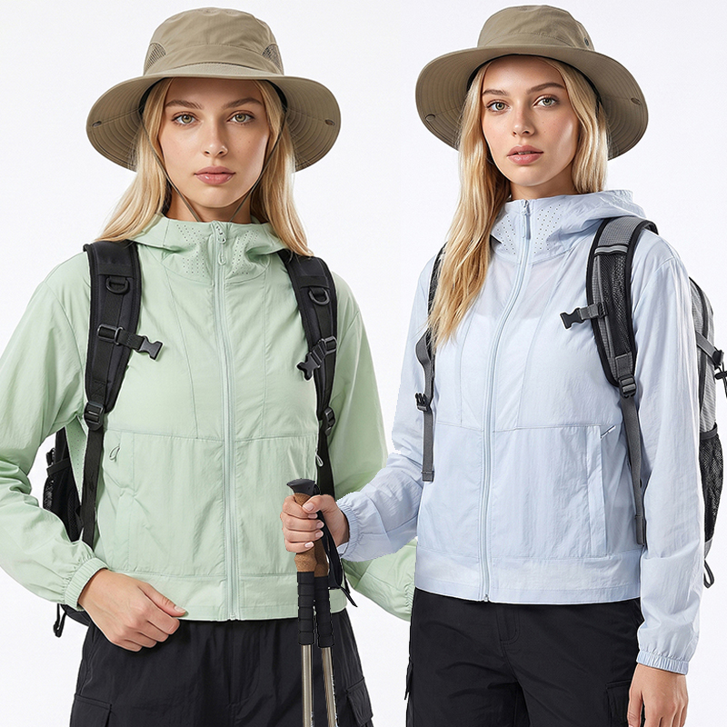 Women's Lightweight Quick-Dry Sun Protection Jacket UV Protection Breathable Outerwear Sun Shirt Fitness &amp; Sports Top