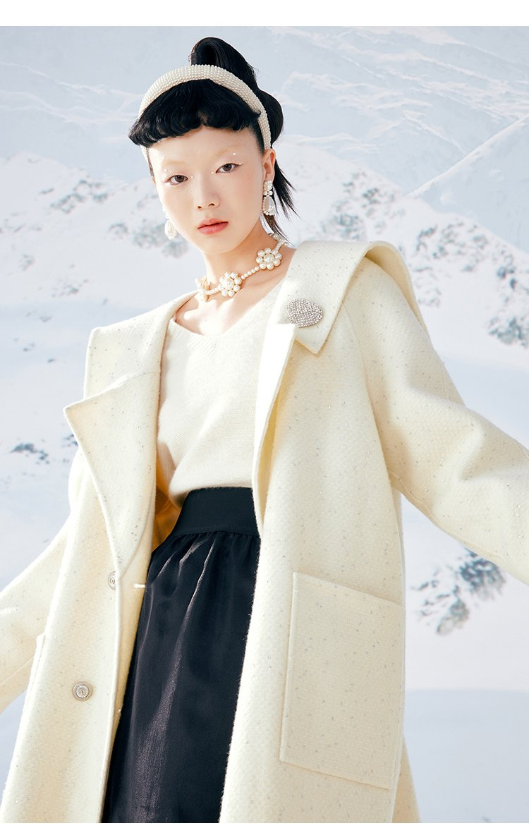 High Quality Women's Wool Long Coat Fashion Hooded Coat 2022 Fashion Warm Coats Casual Fuzzy Fleece Jacket Wholesale Price Outwear Apparel in China