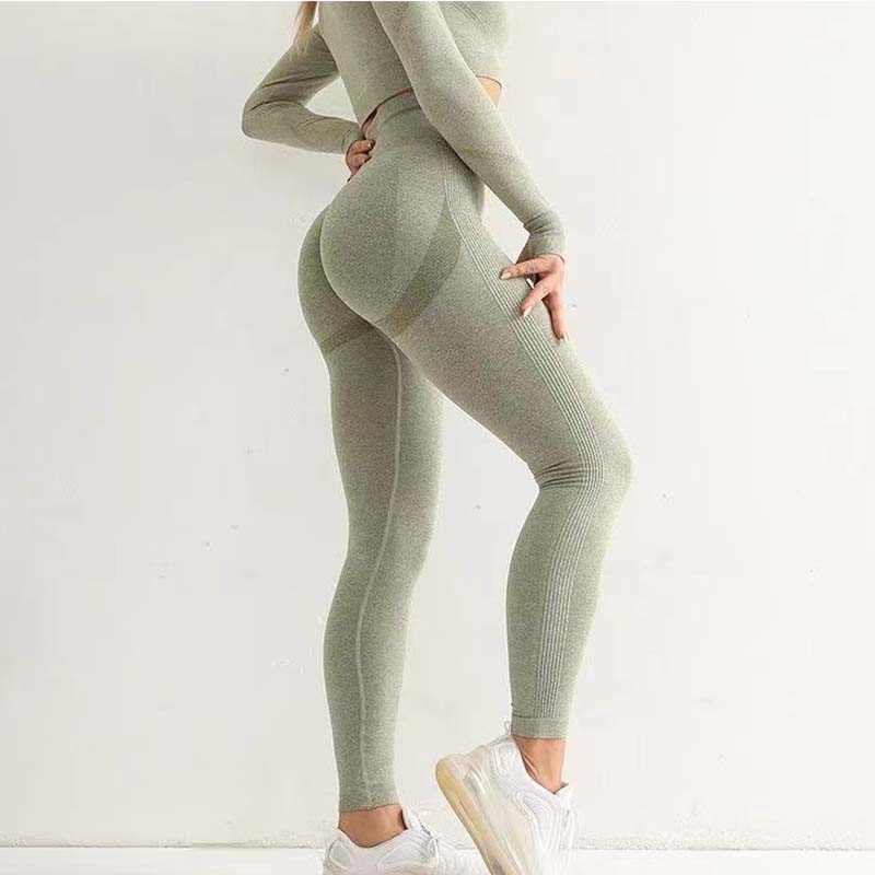 Best High Quality Women's Gym Wear Best High Waist TikTok Pants Yoga Leggings ODM Supply Workout Fitness Clothing