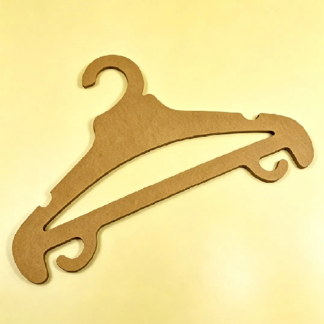 Bulk Customizable Sturdy Biodegradable Paper Hangers, Sustainable Display for Retail &amp; Apparel Stores