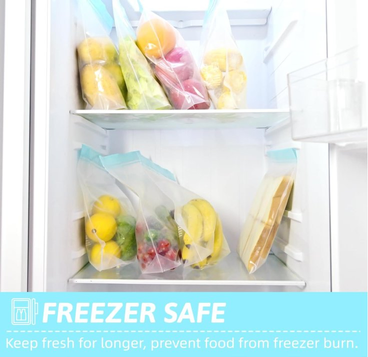 Eco-Sustainable Plastic Zip Lock Bags (Frosted, Resealable) for Apparel Packaging