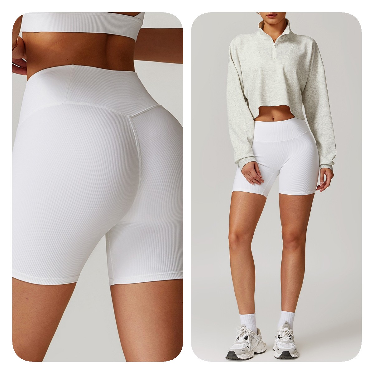 For YISHENHON High Elastic Gym Lounge Shorts Women's High Quality Waisted Butt Lifter Yoga Clothes Solid Fitness Workout Apparel