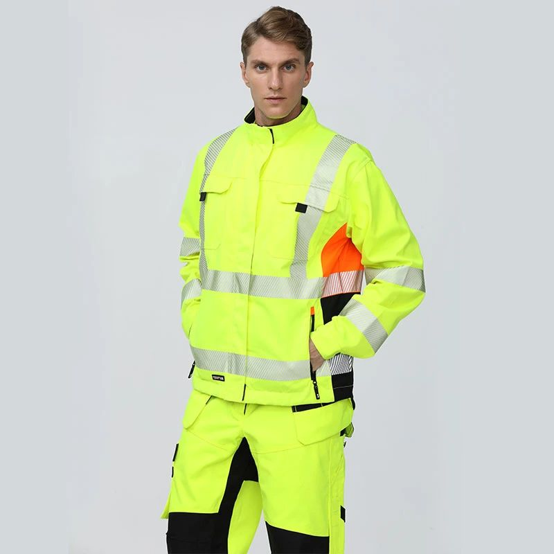 Fashion Workwear Wholesale Men Industrial Workwear Mechanics Oil Resistant Working Uniform Protective Apparels