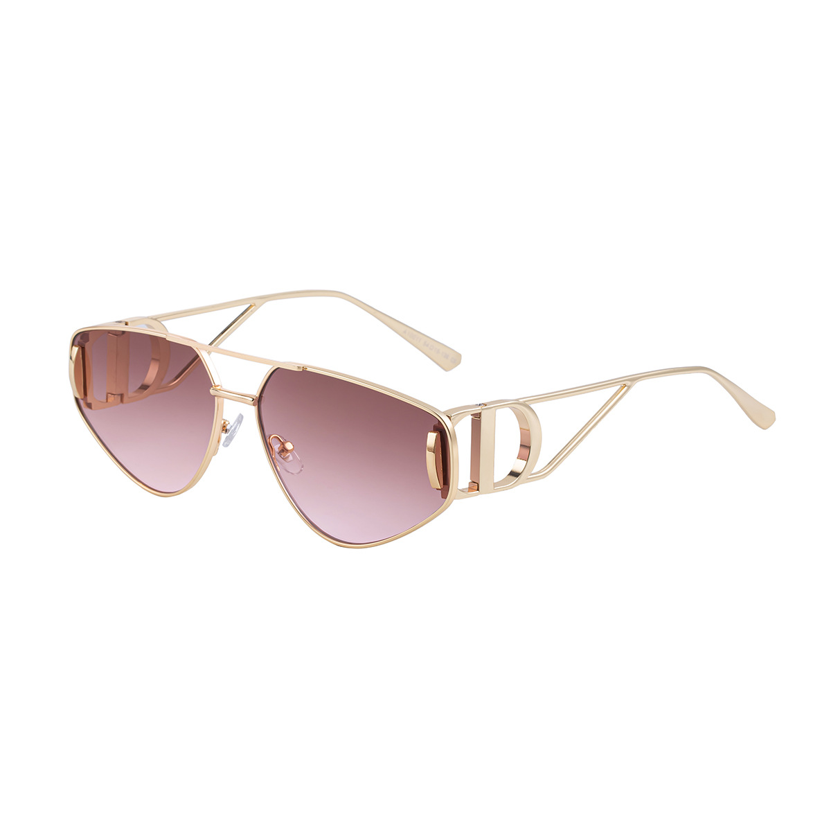 2026 New Fashion Cat Eye Luxury Sunglasses Women's Trendy Outdoor Street UV400 Protection Full Frame Model LB-A10011
