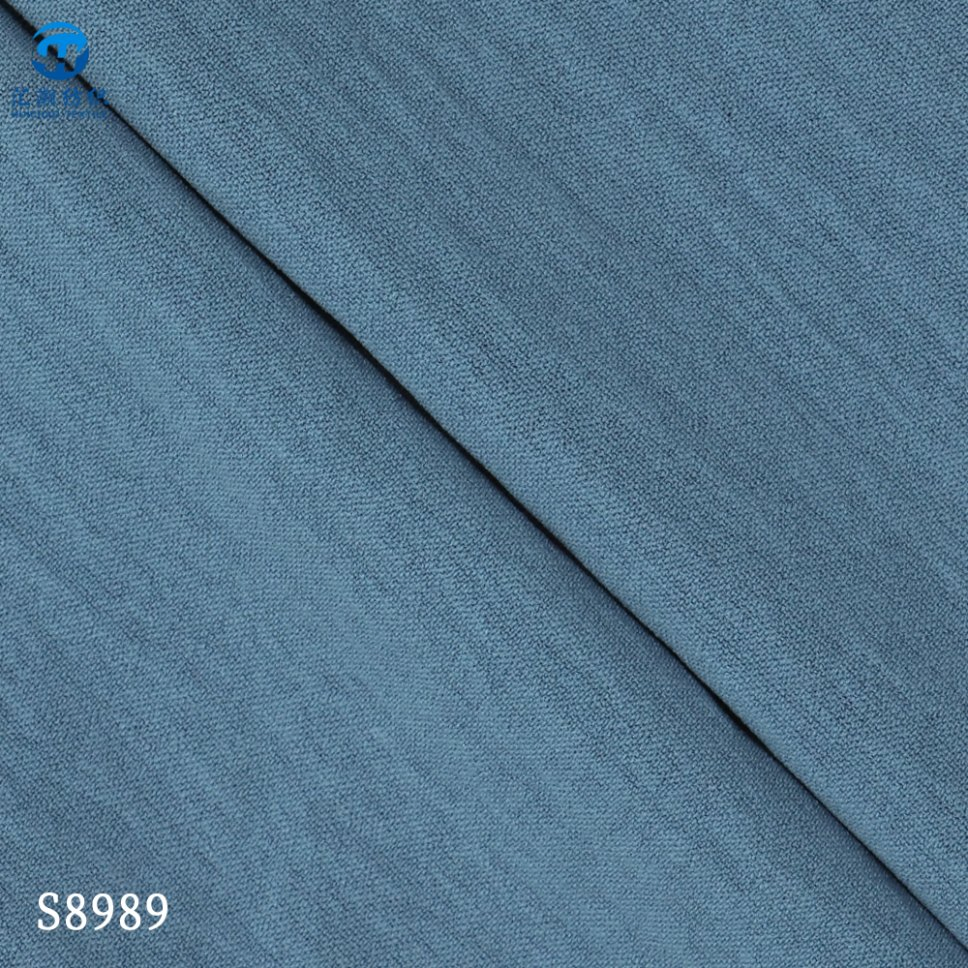 RPET Crepe Fabric 1.5m Width 4-Way Stretch Soft Touch for Pants Skirts Shirts Sustainable Apparel