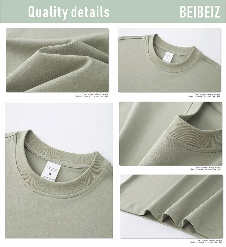 Men's T-Shirts Custom Cotton DTG Digital Printing Streetwear Apparel Supplier