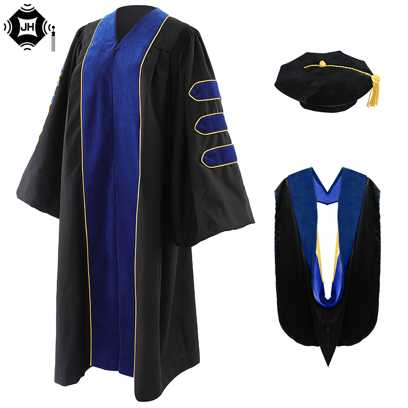 Deluxe Doctoral Graduation Gown Details 2