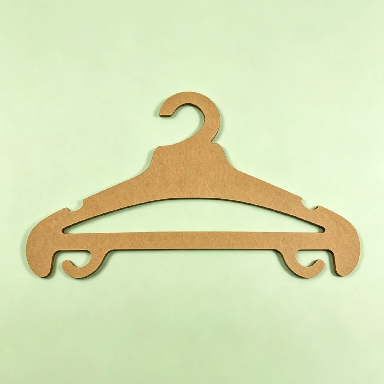 Bulk Customizable Sturdy Biodegradable Paper Hangers, Sustainable Display for Retail &amp; Apparel Stores