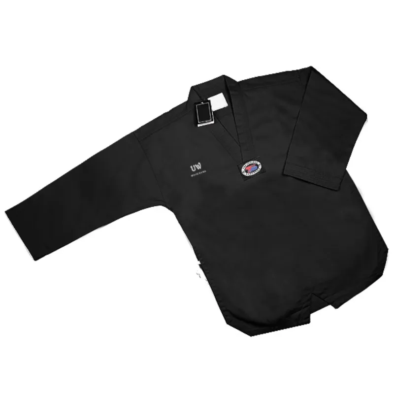 Blue Taekwondo Apparel: Durable Fabric and Washable for Training