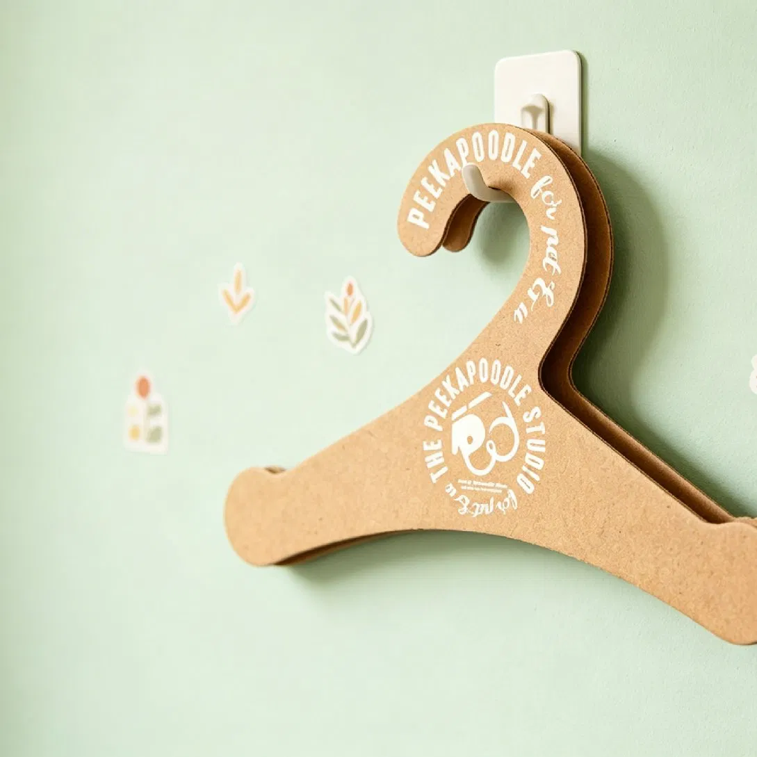 Classic Eco-Sustainable Gentle Premium Paper Hanger for Dry Cleaning Services, Apparel Display and Home Usage