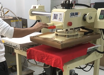 Steam heat press machine