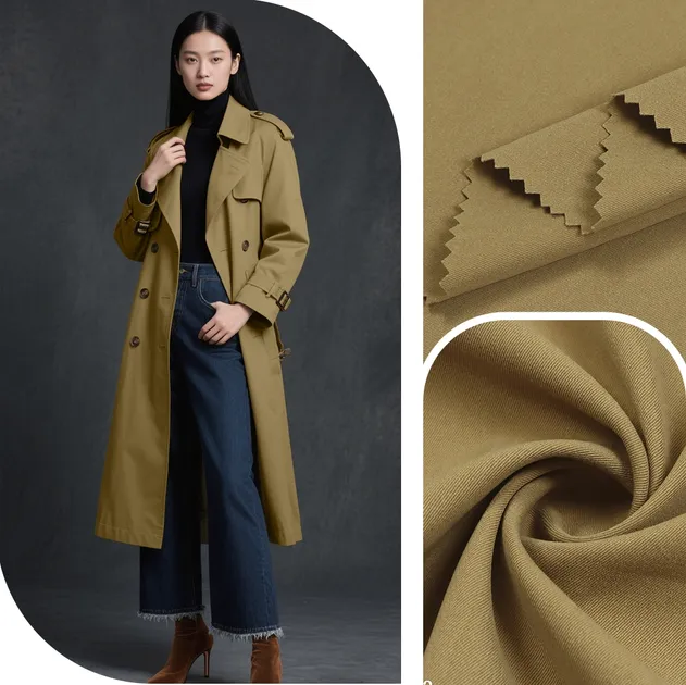 RPET Crepe Fabric 1.5m Width 4-Way Stretch Soft Touch for Pants Skirts Shirts Sustainable Apparel