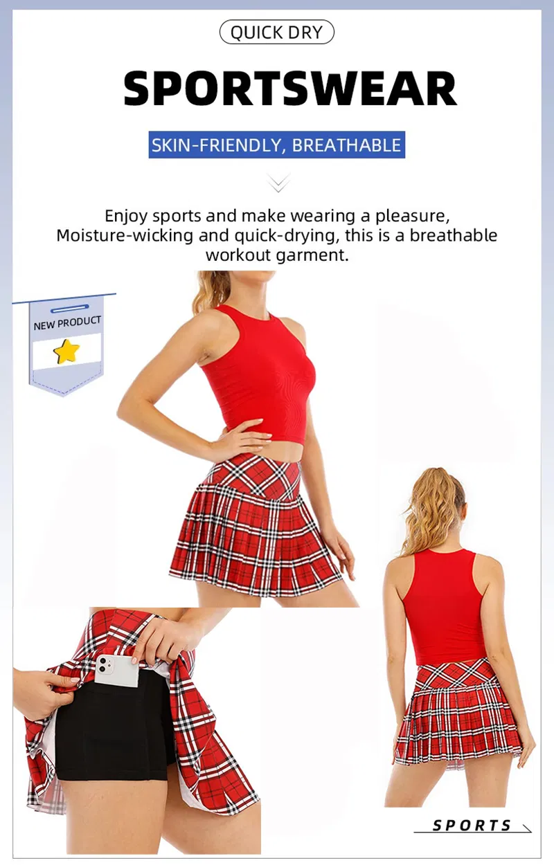 Plaid Golf Skirt